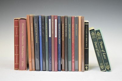 Lot 310 - Folio Society publications relating to Poetry and Poets