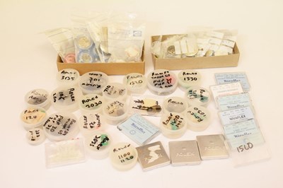 Lot 71 - Quantity of watch movements including Rolex main springs, etc