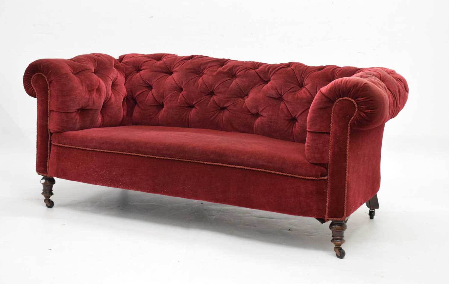 Lot 591 - Chesterfield sofa