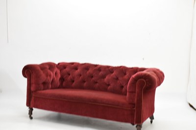 Lot 591 - Chesterfield sofa