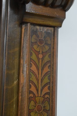 Lot 484 - Inlaid Vienna-style wall clock