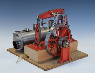 Lot 271 - Scratch built Beam steam engine