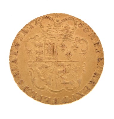 Lot 137 - George III gold half guinea, 1786