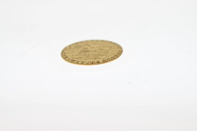 Lot 137 - George III gold half guinea, 1786