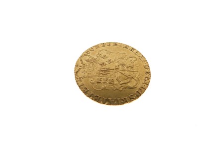 Lot 137 - George III gold half guinea, 1786