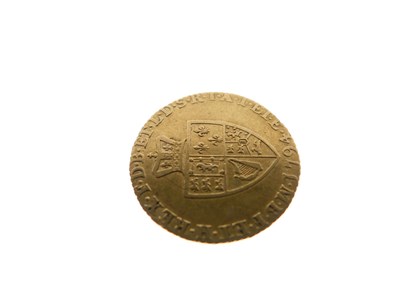 Lot 138 - George III gold half guinea, 1794