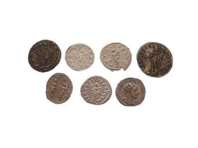Lot 168 - Seven various reproduction Roman coins, etc