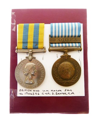 Lot 280 - Korea medal pair