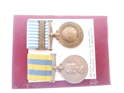 Lot 333 - Korea medal pair