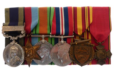 Lot 334 - India General Service Medal and other medals