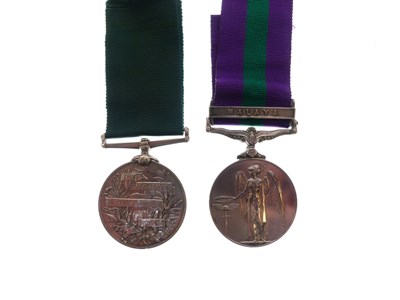 Lot 335 - Victorian Volunteer Long Service Medal and Elizabeth II General Service Medal