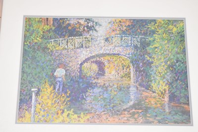 Lot 449 - Ann Parkin - Oil on board and watercolour