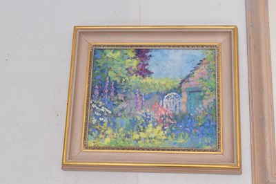 Lot 449 - Ann Parkin - Oil on board and watercolour