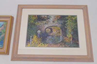 Lot 449 - Ann Parkin - Oil on board and watercolour