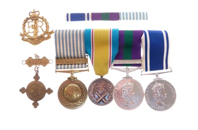 Lot 338 - Medal group awarded to Private John Grantham of the Royal Military Police