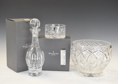 Lot 387 - Waterford crystal Keaton decanter, etc