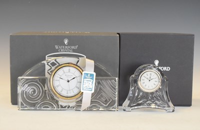 Lot 377 - Waterford crystal Newgrange clock