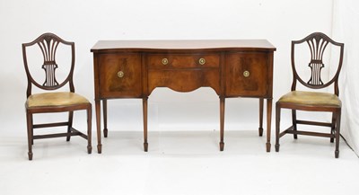 Lot 610 - Dining room suite