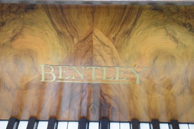 Lot 533 - Bentley Art Deco walnut upright piano