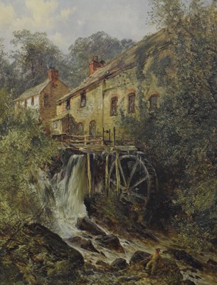 Lot 473 - William Henry Pike (British, 1846-1908) - Mill on the West Lyn