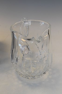 Lot 385 - Set of four Waterford crystal Lismore white wine glasses