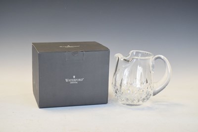 Lot 385 - Set of four Waterford crystal Lismore white wine glasses