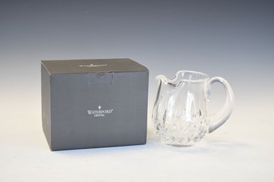 Lot 385 - Set of four Waterford crystal Lismore white wine glasses