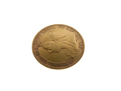 Lot 144 - Queen Victoria Melbourne Mint gold sovereign, 1894