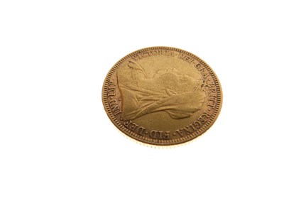 Lot 144 - Queen Victoria Melbourne Mint gold sovereign, 1894