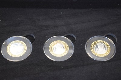 Lot 160 - Limited edition 75th Anniversary of the D-Day Leaders £2 coin Isle of Man set