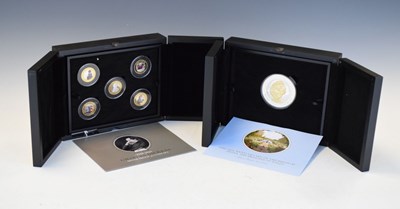 Lot 156 - Charles Dickens and Princess Diana coin set silver proof