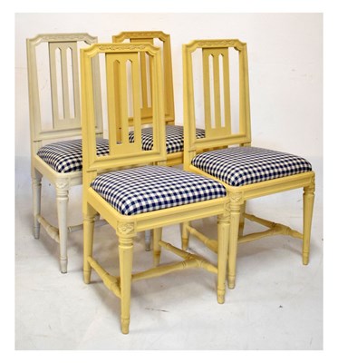 Lot 461 - Set of four chairs