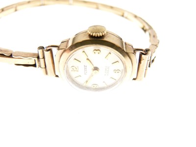 Lot 59 - Flora - Lady's 9ct gold cocktail watch