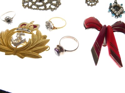 Lot 53 - Small quantity of costume jewellery