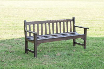 Lot 623 - Lister & Co. teak garden bench or seat