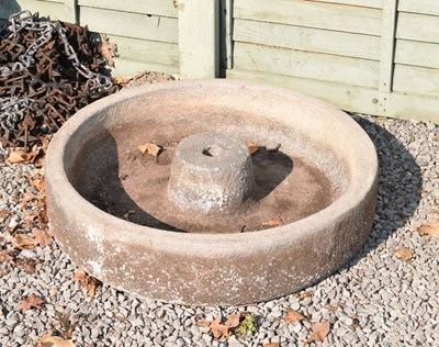 Lot 613 - Sandford Stone composite stone water feature in the form of a Mill Wheel