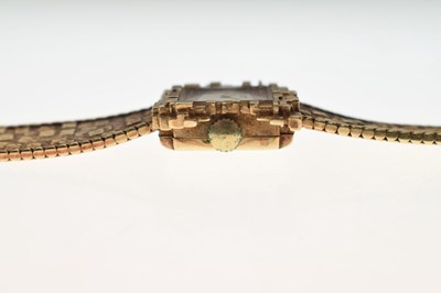 Lot 62 - Universal Genève - Lady's 1960s 9ct gold bracelet watch