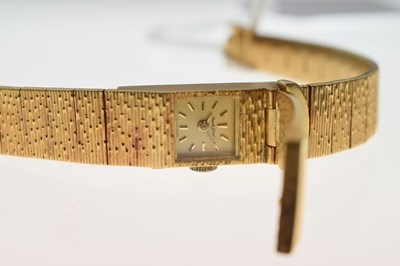 Lot 61 - Bueche-Girod - Lady's 1960s 18ct gold bracelet watch