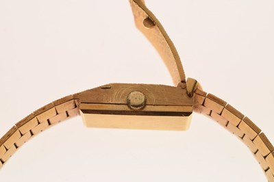 Lot 61 - Bueche-Girod - Lady's 1960s 18ct gold bracelet watch