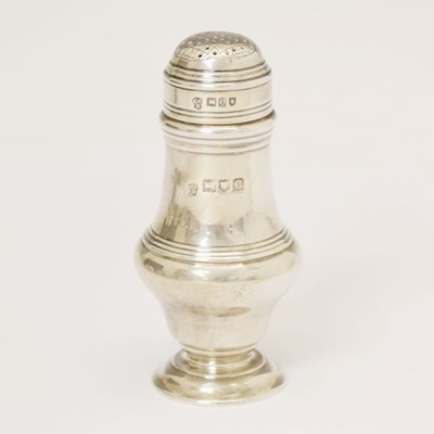 Lot 197 - Late Victorian silver pepperette