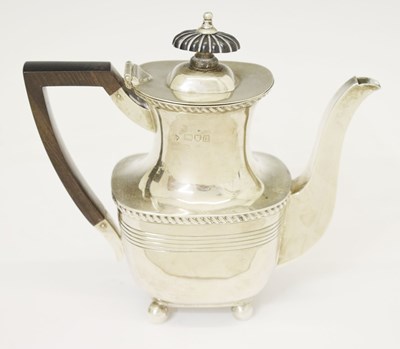 Lot 207 - Late Victorian silver batchelor's coffee pot