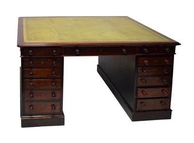 Lot 384 - Partners pedestal desk