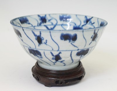 Lot 397 - Chinese provincial blue and white bowl