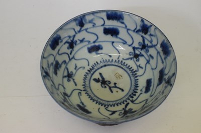 Lot 397 - Chinese provincial blue and white bowl
