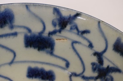 Lot 397 - Chinese provincial blue and white bowl
