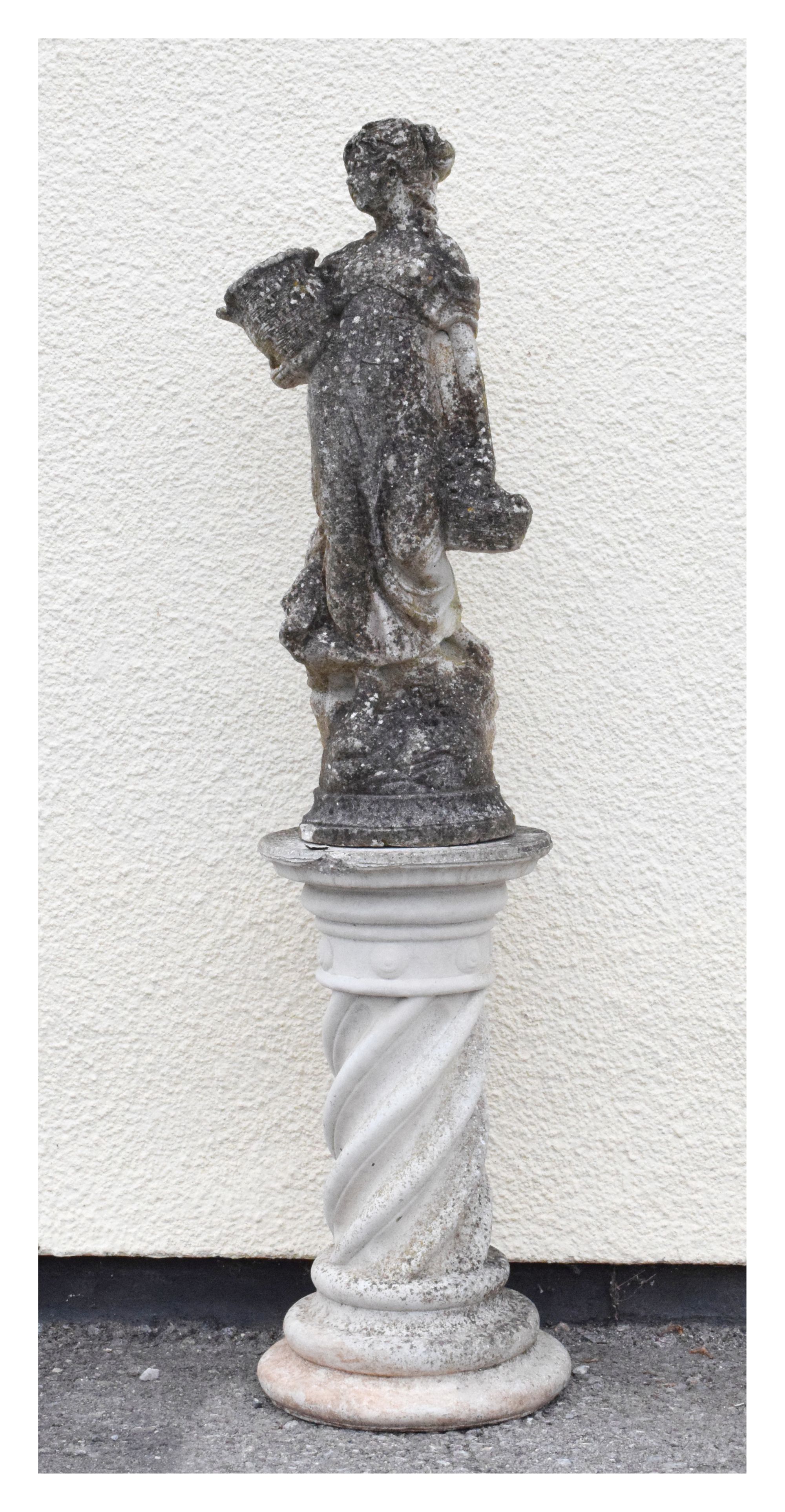 Lot 634 Composite stone garden statue