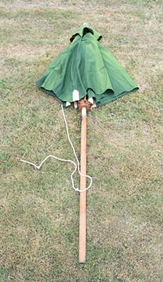 Lot 633 - Scan.com garden parasol and base