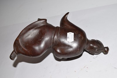 Lot 479 - Large Japanese 'Kinko and carp' koro or incense burner