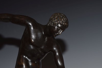 Lot 305 - Bronze Discobolus