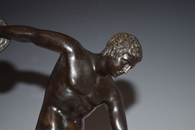 Lot 305 - Bronze Discobolus